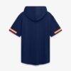 Detroit Tigers Fashion7 Optimal Play Hooded T-Shirt - Navy - Side View