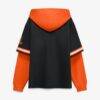 San Francisco Giants Fashion7 Oversized Fire Speed​ Layered Hoodie - - Side View
