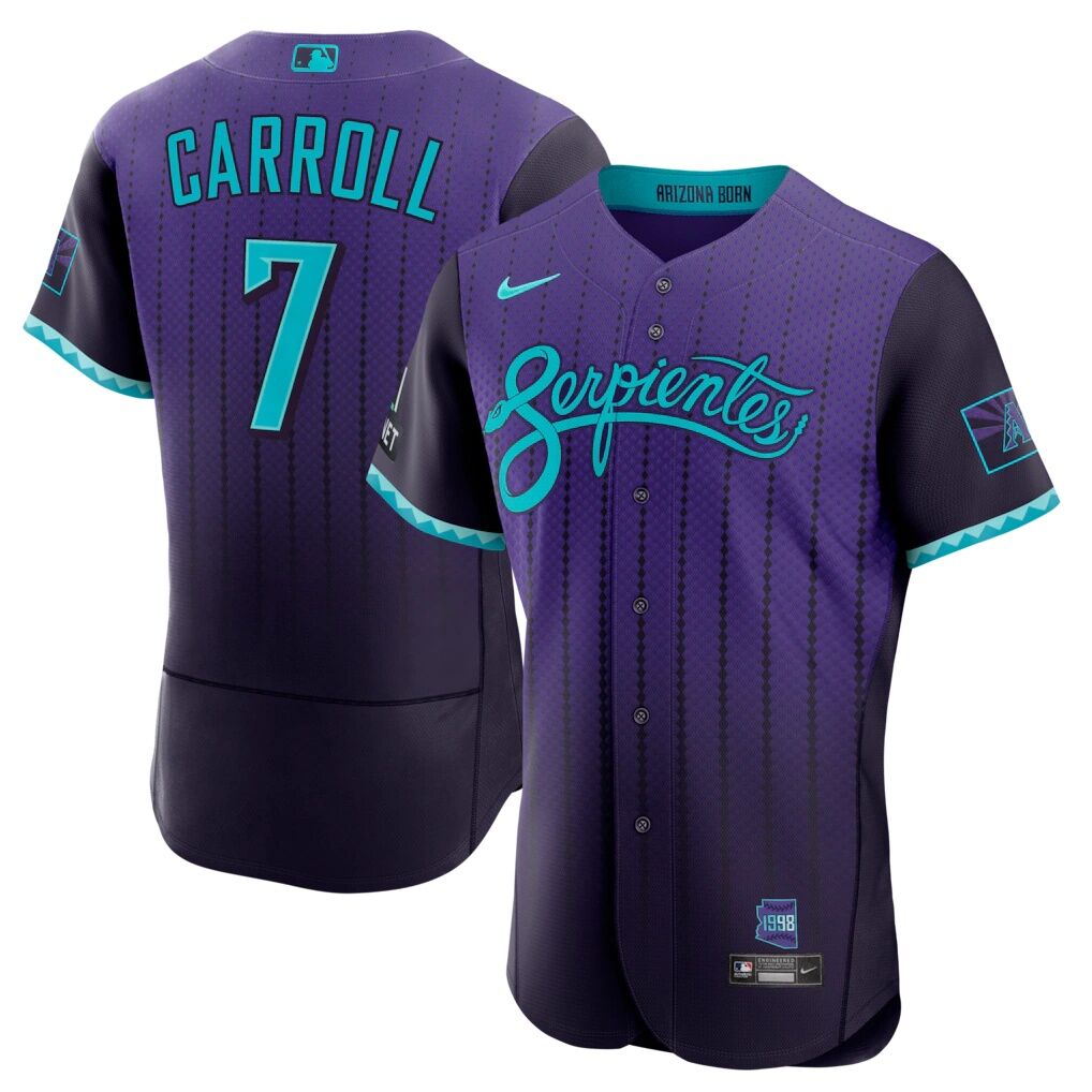 Corbin Carroll Arizona Diamondbacks Nike City Connect Authentic Sponsor Patch Jersey