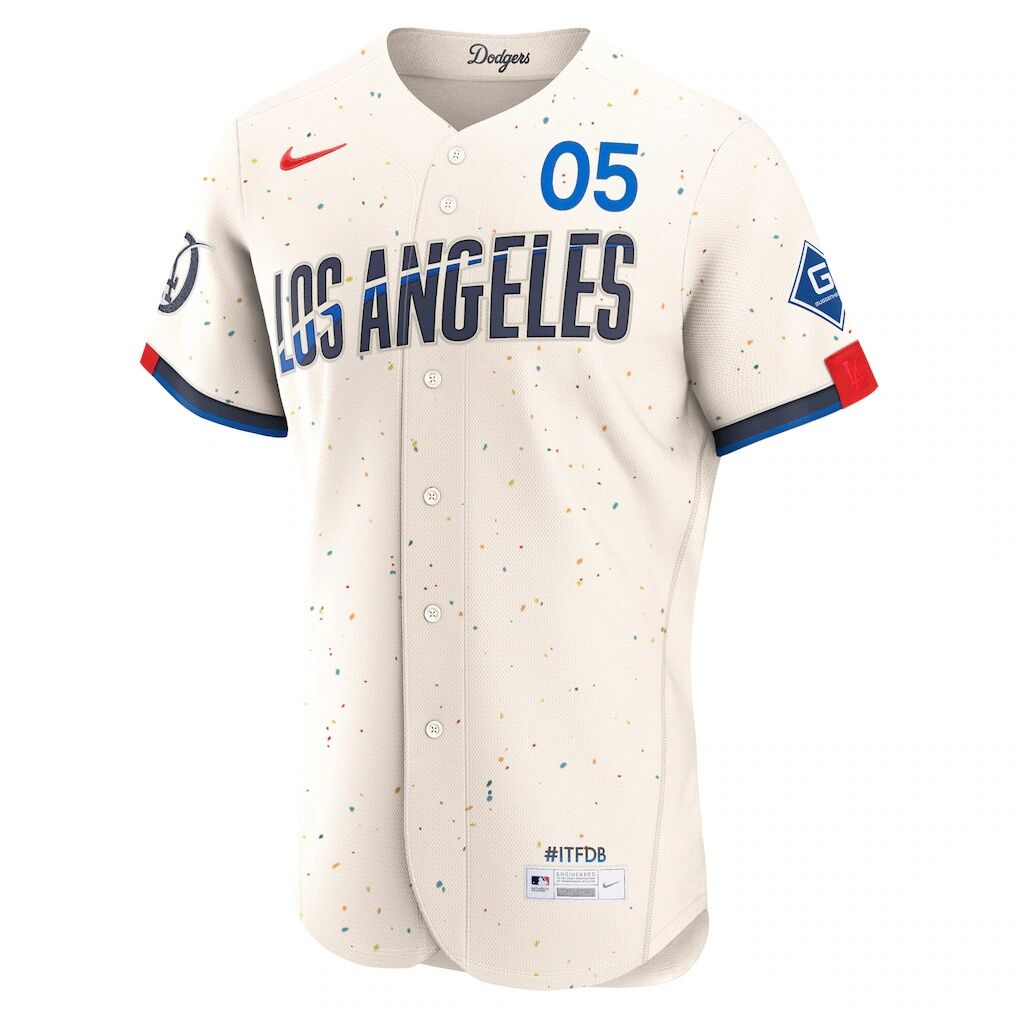 Freddie Freeman Los Angeles Dodgers Nike City Connect Authentic Sponsor Patch Jersey