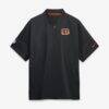 Cincinnati Bengals Nike Sideline Short Sleeve Quarter-Zip Coaches Jacket - Black - Front View