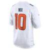 Bo Nix Denver Broncos Nike Tundra Fashion Game Jersey - White - Detail View