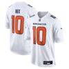 Bo Nix Denver Broncos Nike Tundra Fashion Game Jersey - White - Front View