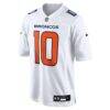Bo Nix Denver Broncos Nike Tundra Fashion Game Jersey - White - Side View