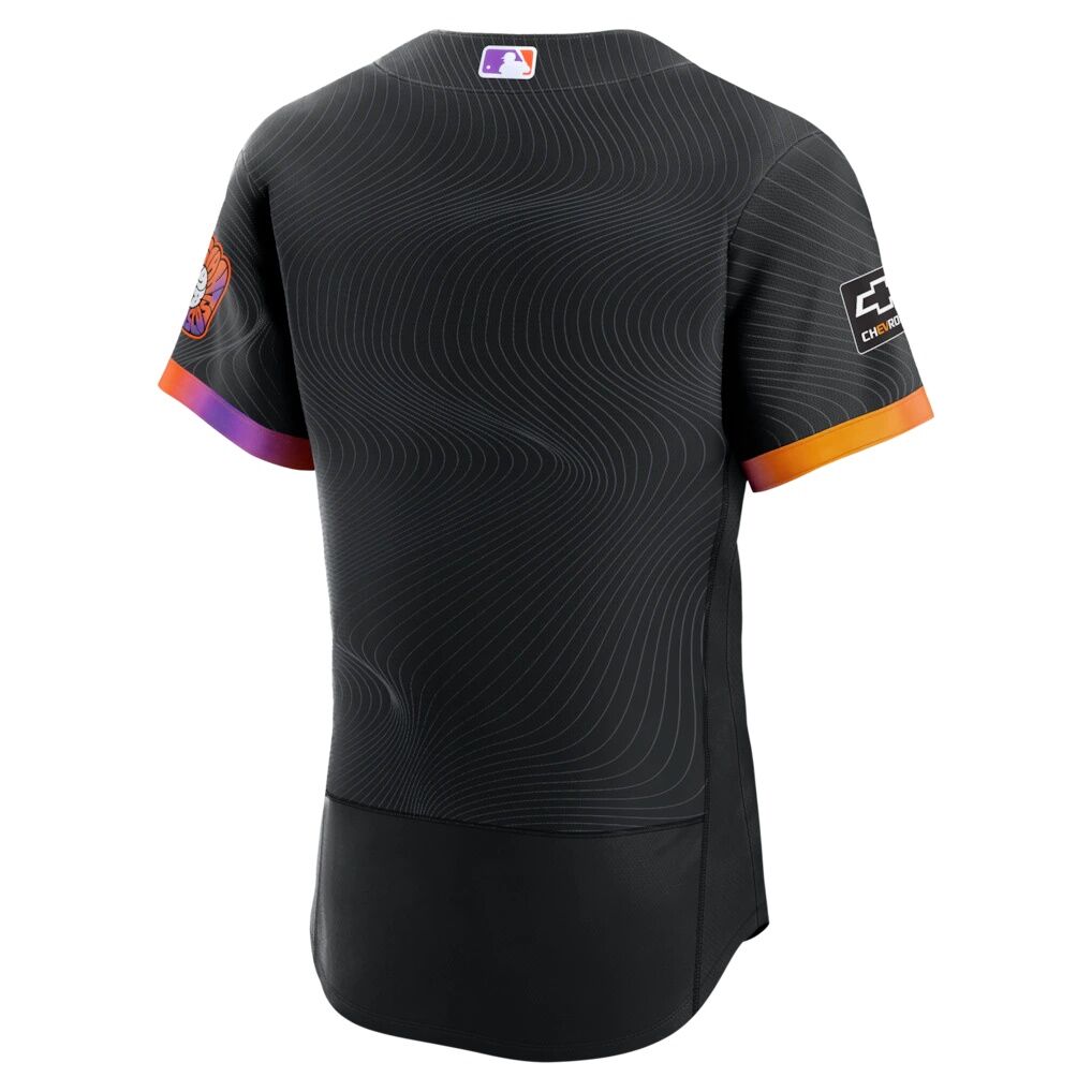 San Francisco Giants Nike City Connect Authentic Sponsor Patch Jersey – Anthracite
