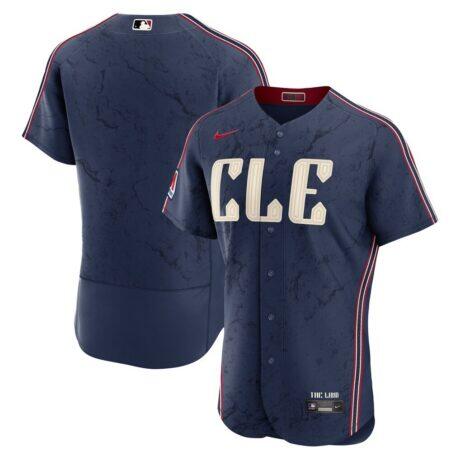 Cleveland Guardians Nike City Connect Authentic Sponsor Patch Jersey