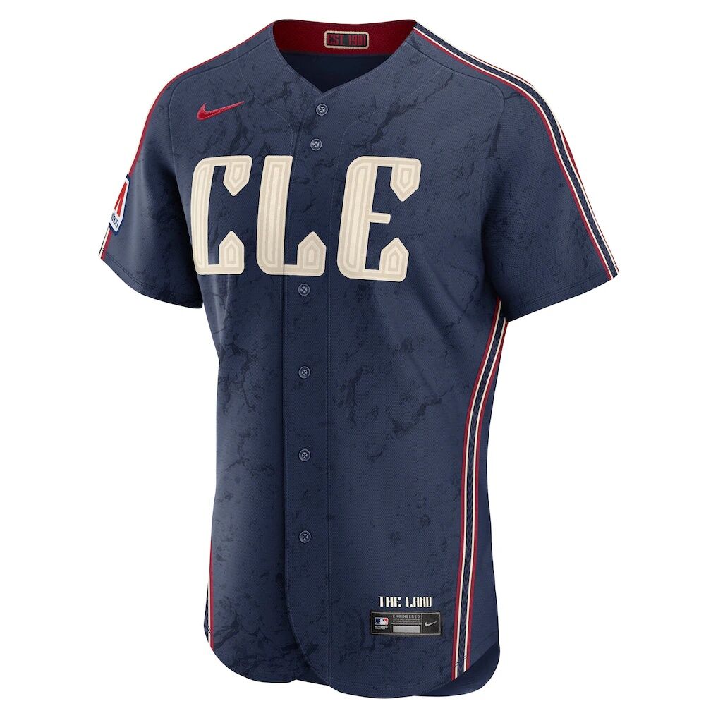 Cleveland Guardians Nike City Connect Authentic Sponsor Patch Jersey
