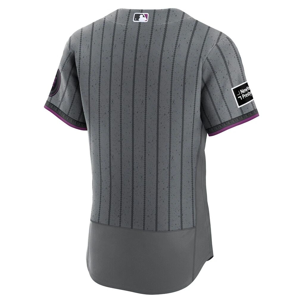 New York Mets Nike City Connect Authentic Sponsor Patch Jersey