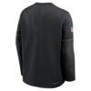 Pittsburgh Steelers Nike Sideline Coaches Team Present Midweight Therma-FIT Sweatshirt - Black - Detail View