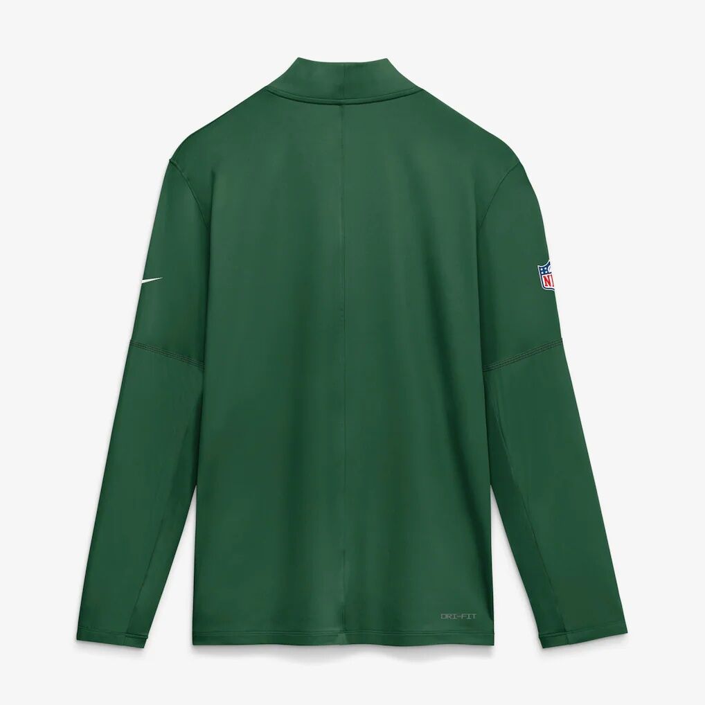 New York Jets Nike Sideline Logo Glory Midweight Dri-FIT Half-Zip Pullover