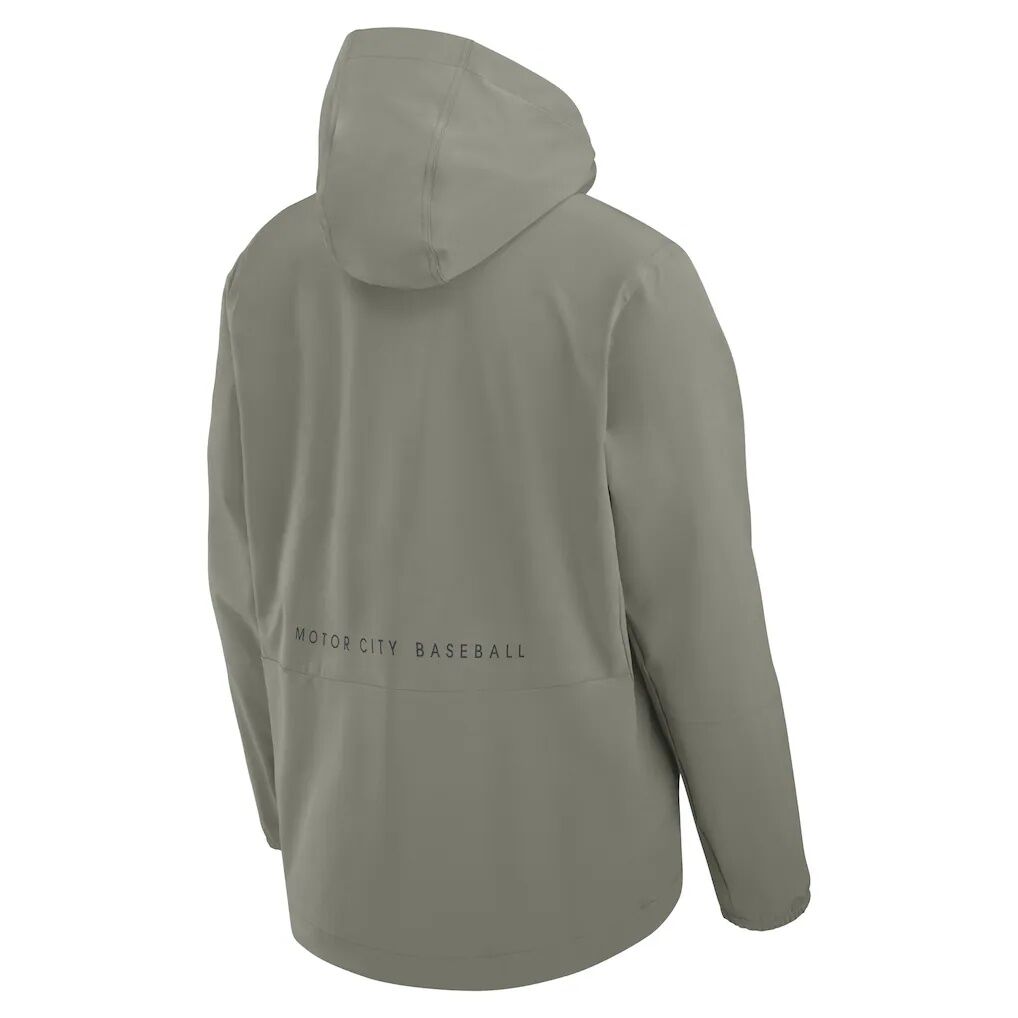 Detroit Tigers Nike Unlimited Packable Full-Zip Hooded Jacket – Olive