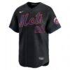 Juan Soto New York Mets Nike Alternate Limited Jersey - Black - Alt1
