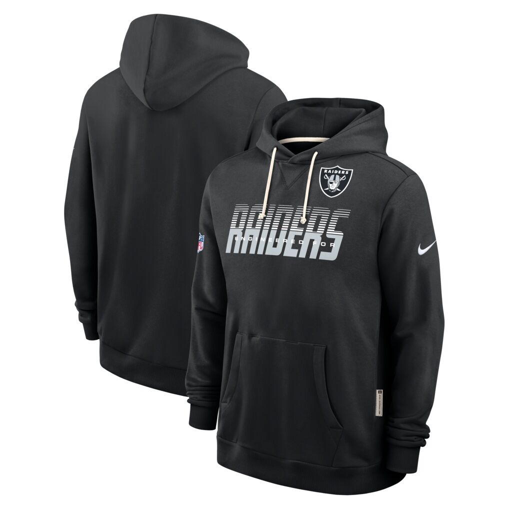 Las Vegas Raiders Nike Sideline Standard Issue Top Prospect Dri-FIT Hoodie