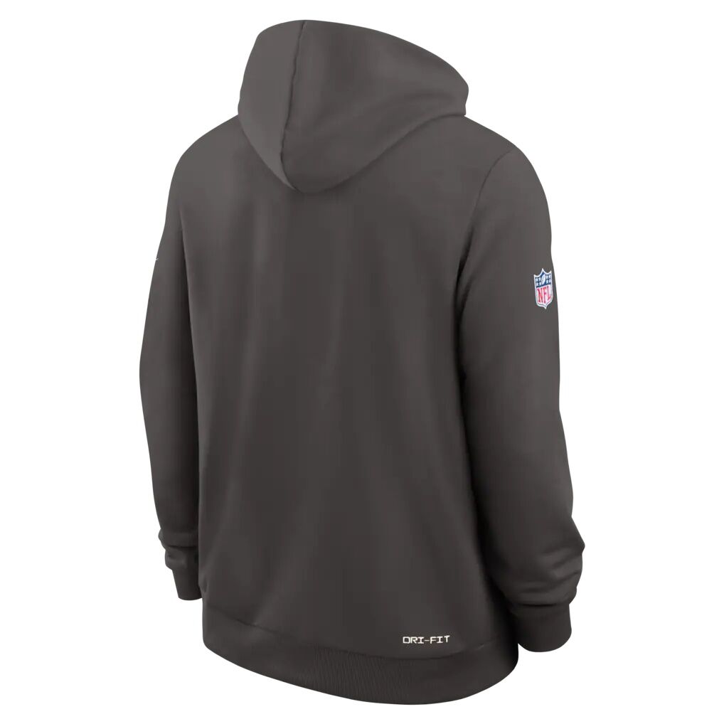 Tampa Bay Buccaneers Nike Sideline Standard Issue Top Prospect Dri-FIT Hoodie - Pewter