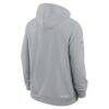 Detroit Lions Nike Sideline Standard Issue Top Prospect Dri-FIT Hoodie - Gray - Detail View