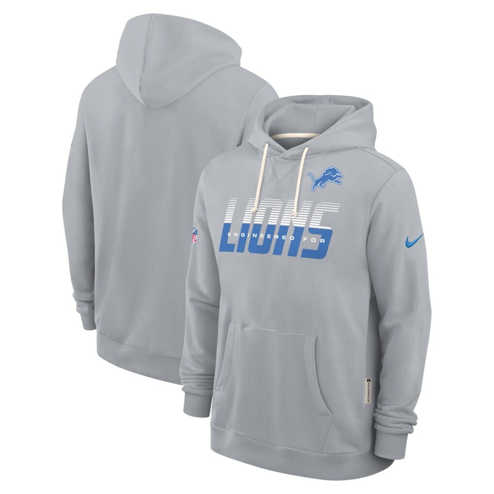 Detroit Lions Nike Sideline Standard Issue Top Prospect Dri-FIT Hoodie