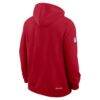 Atlanta Falcons Nike Sideline Standard Issue Top Prospect Dri-FIT Hoodie - Red - Detail View