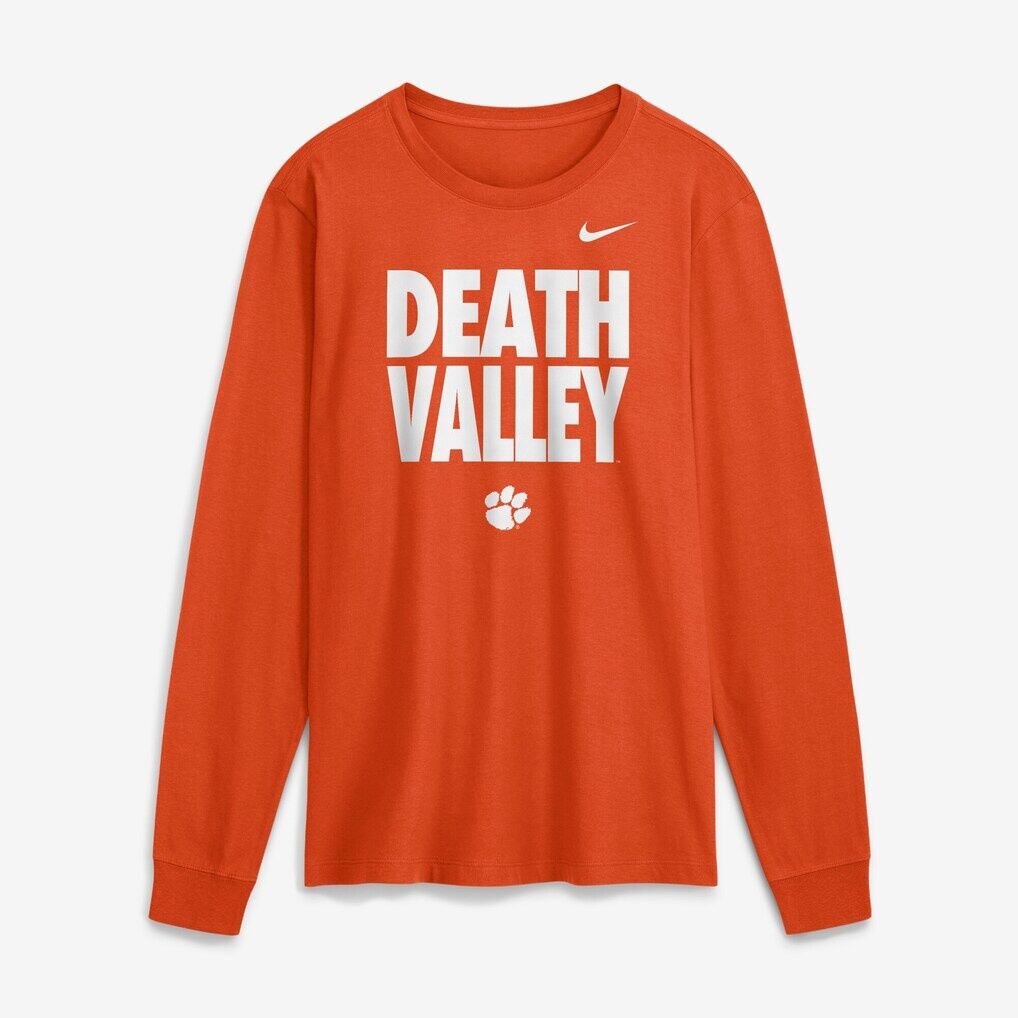 Clemson Tigers Nike 2026 Sideline Slogan Dri-FIT Long Sleeve T-Shirt
