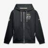New York Jets Nike Sideline Standard Issue Quarterback Scramble Dri-FIT Full-Zip Hoodie - Black - Front View