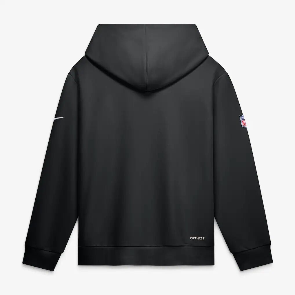 New York Jets Nike Sideline Standard Issue Quarterback Scramble Dri-FIT Full-Zip Hoodie