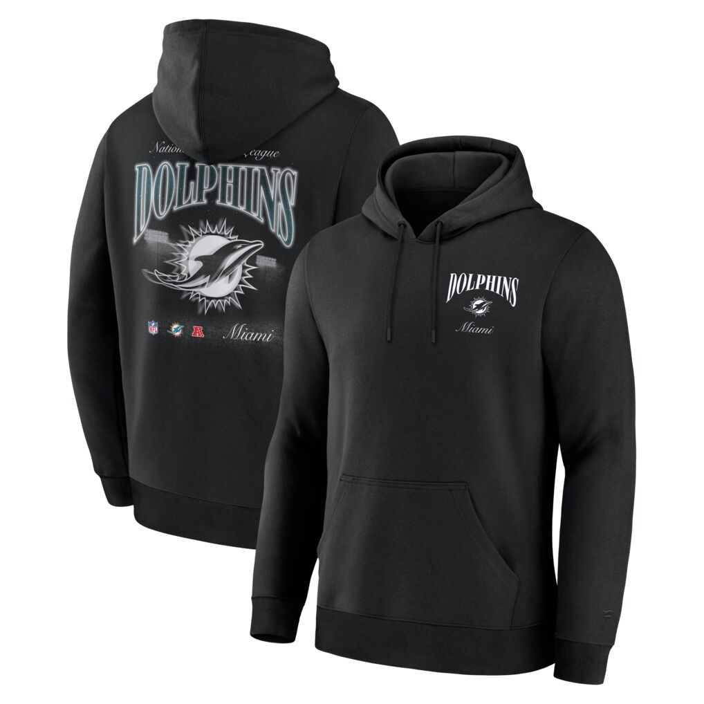 Miami Dolphins Fashion7 Nightfall Long Sleeve Fleece Hoodie
