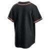 Baltimore Orioles Nike Fashion Replica Black Out Jersey - - Detail View