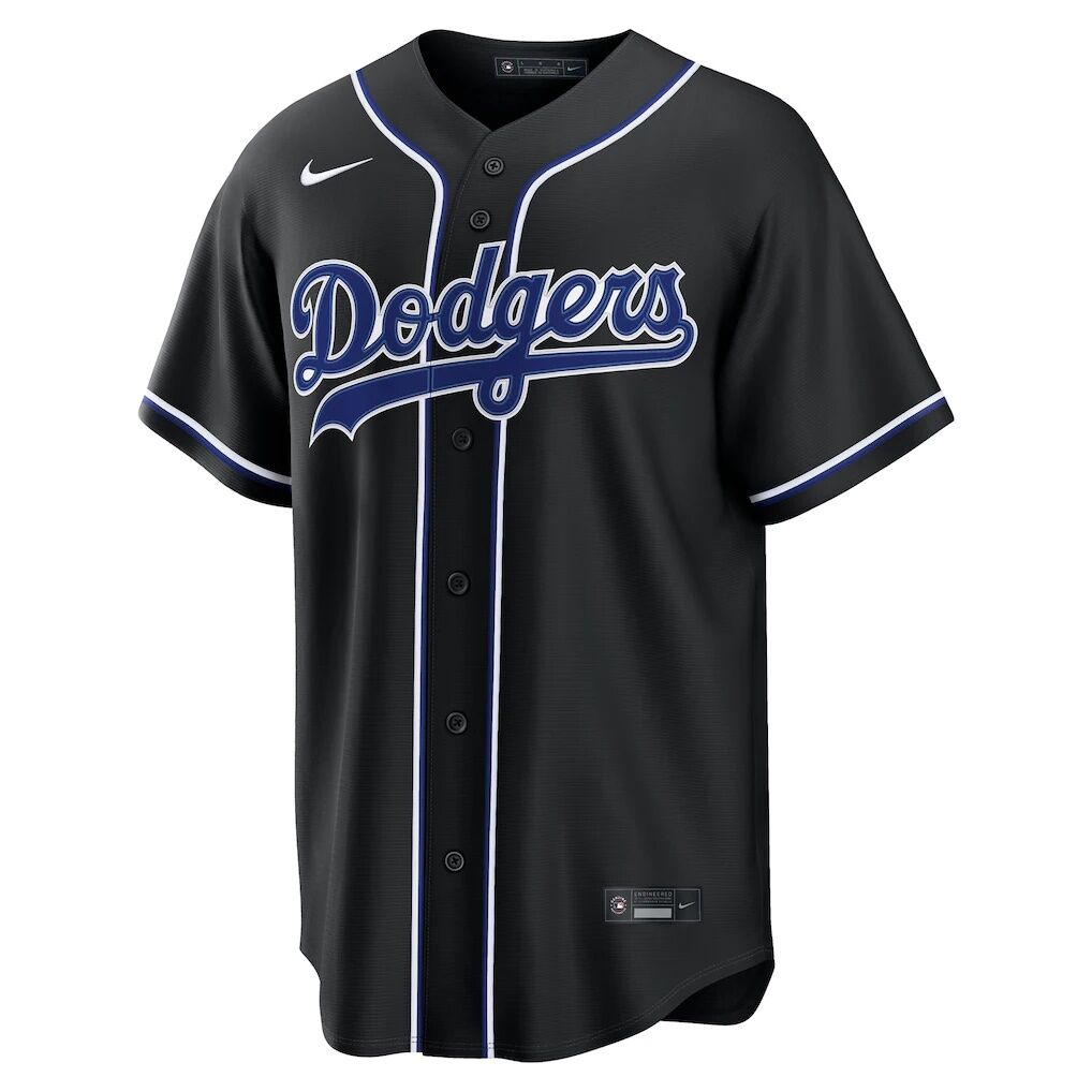 Freddie Freeman Los Angeles Dodgers Nike Fashion Replica Black Out Jersey