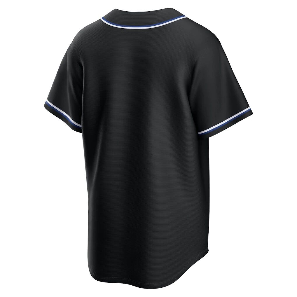 New York Mets Nike Fashion Replica Black Out Jersey