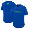 Seattle Sounders FC Fashion7 Maximum Intensity Button-Up Jersey - Blue - Front View