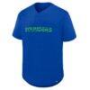 Seattle Sounders FC Fashion7 Maximum Intensity Button-Up Jersey - Blue - Side View