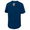 San Diego FC Fashion7 Maximum Intensity Button-Up Jersey - Navy - Detail View