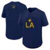 LA Galaxy Fashion7 Maximum Intensity Button-Up Jersey - Navy - Front View