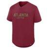 Atlanta United FC Fashion7 Maximum Intensity Button-Up Jersey - Red - Side View
