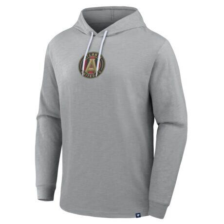 Atlanta United FC Fashion7 Unending Practice​ Transitional Slub Hoodie - Gray - Front View