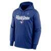 Toronto Blue Jays Nike 2025 World Series Authentic Collection Therma Fleece Hoodie - - Side View