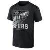 San Antonio Spurs Fashion7 Cotton T-Shirt - Black - Alt1
