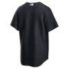 New York Yankees Nike Alternate Replica Jersey - Navy - Detail View