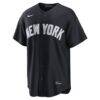 New York Yankees Nike Alternate Replica Jersey - Navy - Side View