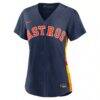 Houston Astros Nike Women's Alternate 2 Replica Jersey - Navy - Side View