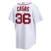 Triston Casas Boston Red Sox Nike Home Replica Jersey - White - Detail View