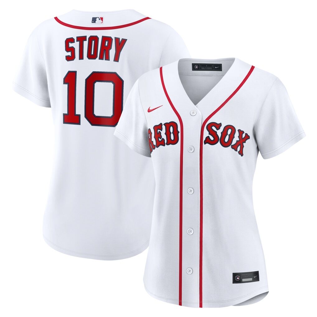 Trevor Story Boston Red Sox Nike Women's Home Replica Jersey