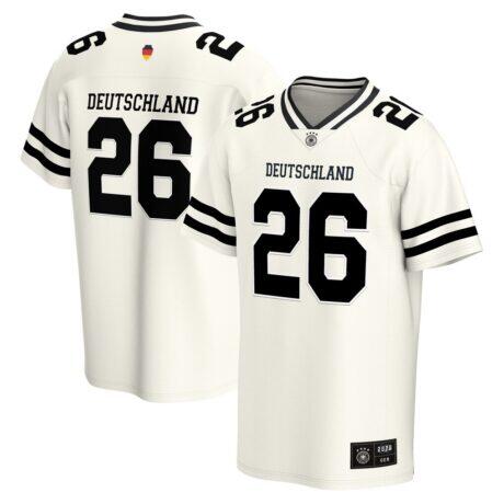 Germany National Team Fashion7 Football Jersey - Cream - Front View