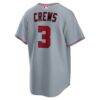 Dylan Crews Washington Nationals Nike Road Replica Jersey - Gray - Detail View