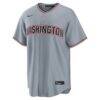 James Wood Washington Nationals Nike Road Replica Jersey - Gray - Side View
