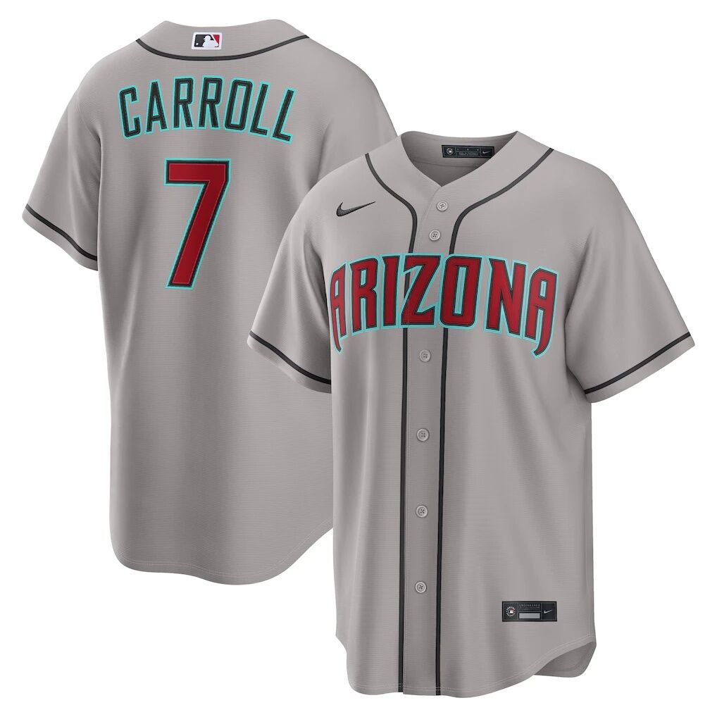 Corbin Carroll Arizona Diamondbacks Nike Road Replica Jersey