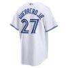 Vladimir Guerrero Jr. Toronto Blue Jays Nike Home Replica Jersey - White - Detail View