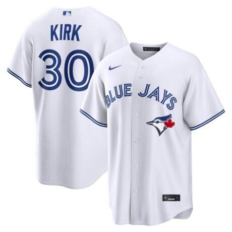 Alejandro Kirk Toronto Blue Jays Nike Home Replica Jersey - White - Front View
