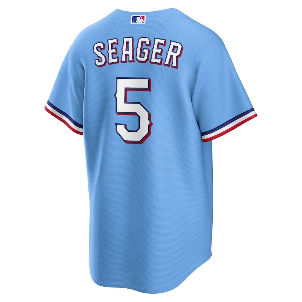 Corey Seager Texas Rangers Nike Alternate Replica Jersey - Light Blue