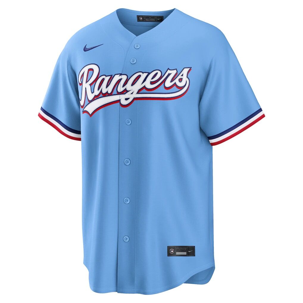 Corey Seager Texas Rangers Nike Alternate Replica Jersey - Light Blue