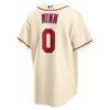 Masyn Winn St. Louis Cardinals Nike Alternate Replica Jersey - Cream - Detail View